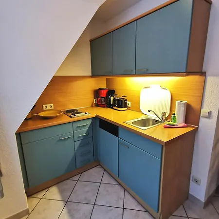아파트 Bernsteinhaus In 1-raum-wohnung Nr 6 Mit Grosser West-terrasse *