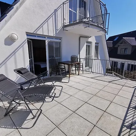 아파트 Bernsteinhaus In 1-raum-wohnung Nr 6 Mit Grosser West-terrasse
